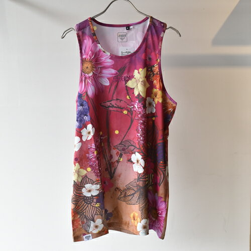 【JINGER】メンズ　ランニングタンクトップ【JM-4028/WINE】