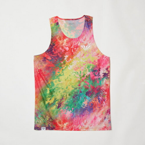 【JINGER】メンズ　シームレスランニングタンクトップ【JM-4029/RED】