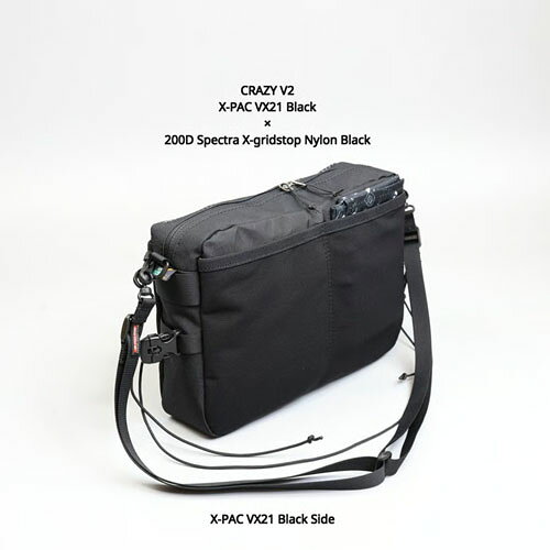 SAYAMA works(サヤマワークス) CRAZY V2 X-PAC VX21 Black×200D Spectra X-gridstop Nylon Black