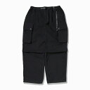 and wander アンドワンダー GRAMICCI × and wander military wide pant (5745152514) black ,...