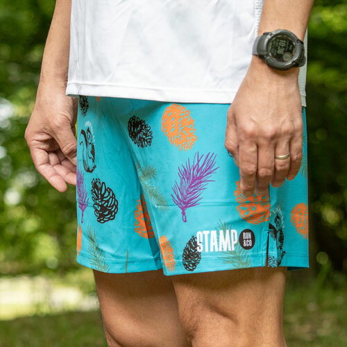 Rakuten - STAMP RUN＆CO スタンプ STAMP 3 POCKET SHORTS (Pinecone)