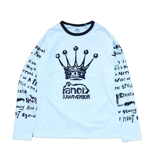 Other - ranor(ラナー) CROWN SLEEVE CRAZY MHLG T-SHIRT(WHITE)
