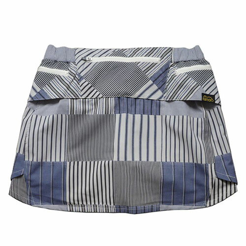 ranor (ラナー) STRIPE PW SKIRT /BLACK