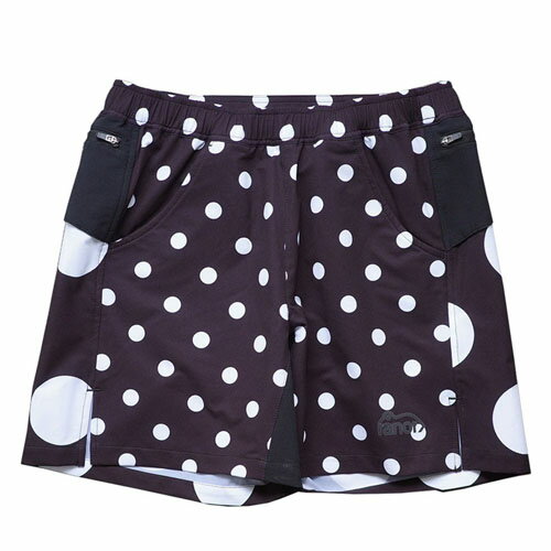 ranor (ラナー)DOT MIDDLE SHORTS/ BLACK CRAZY XS