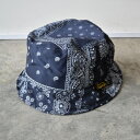 ranor(ラナー) BANDANA HAT ブラック BLACK