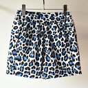 ranor (ラナー) LEOPARD MIDDLE SHORTS ホワイト WHITE