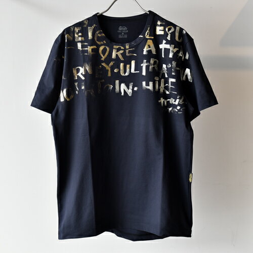 ranor(ラナー) HAKU PRINT T-SHIRT HAND LOGO