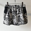 ranor (ラナー) LEAF PATTERN SKIRT ブラック BLACK