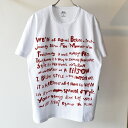 ranor(ラナー) MHL T-SHIRT ホワイト×レッド WHITE×RED