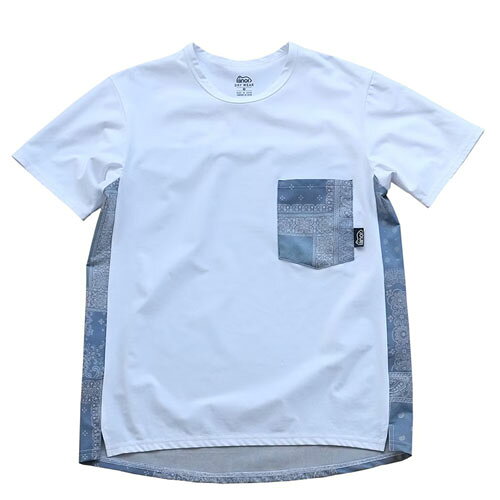 数種類のビンテージバンダナのエイジングを生かしパッチワークをデータ化プリントしたバンダナTシャツです。 前身頃はプライムフレックス・後ろ身頃と袖はメッシュ素材を使用しております。 プリント部分に擦れ等ございますがビンテージバンダナのエイジングをそのままプリントしております。 吸汗速乾・UV・ストレッチ POLYESTER 100% 日本製 サイズ　　　　XSsize　　　Ssize　　　Мsize　　　Lsize　　　XLsize 着丈(前/後)　62.5/68cm　64.5/70cm　66.5/72cm　68.5/74cm　70.5/76cm 肩幅　　　　　40cm　　　　43cm　　　45cm　　　47cm　　　49cm 身幅　　　　　46cm　　　　50cm　　　53cm　　　56cm　　　59cm 袖丈　　　　　19.5cm　　　20.5cm　　21.5cm　　22.5cm　　　23cm 袖口幅　　　　16cm　　　　17cm　　　18cm　　　19cm　　　19.5cm ※当店では実店舗・他ショッピングモールでの販売も行っております。 在庫システムの性質上、ご注文後でも品切れ等もございます。 ご注文確認の際、改めてのご案内をさせて頂きます。数種類のビンテージバンダナのエイジングを生かしパッチワークをデータ化プリントしたバンダナTシャツ！前身頃はプライムフレックス・後ろ身頃と袖はメッシュ素材を使用。
