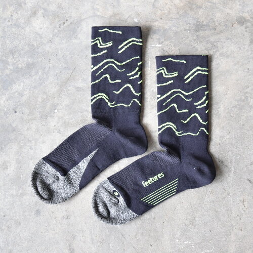 feetures (フィーチャーズ) Elite Light Cushion Mini Crew Rogue Black