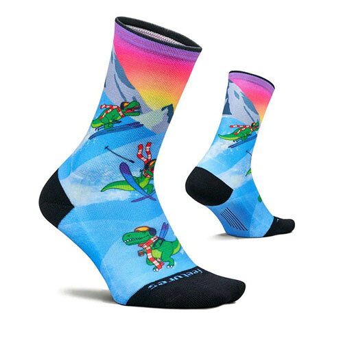 circle AOMORIのfeetures (フィーチャーズ) Elite Light Cushion Mini Crew - Limited Edition - Ski-Rex｜アングル2