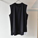 BUDO(ブドー) Mountain Pass top Sleeve_Less black