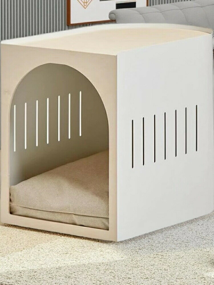 【クリーム風】ペットソファベッド 小型犬(トイプードル・ビション)猫用 季節問わず使用可 洗えるカバ..