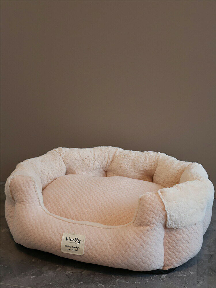 【ペット用ベッド】トイプードル対応 小型犬猫用 両面リバーシブル 取り外し洗える 冬用保温 四季対応 ..