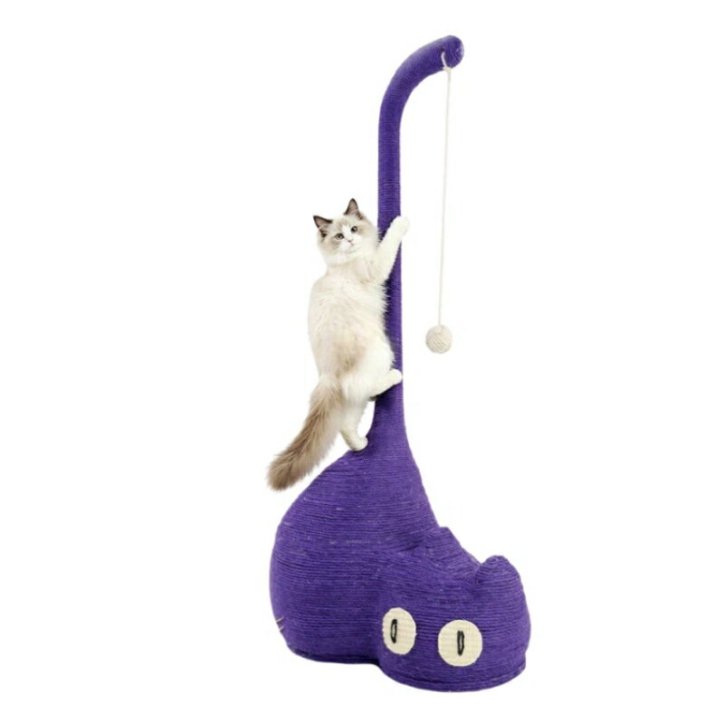 Rakuten - 猫爪柱 キャットタワー 爪とぎ 段ボール製 スクラッチポスト キャットニップ付き 磨き爪 攀爬 遊び心 おもちゃ 耐久性 省スペース 室内飼い 多頭飼い おしゃれ インテール兼用 プレゼント対応