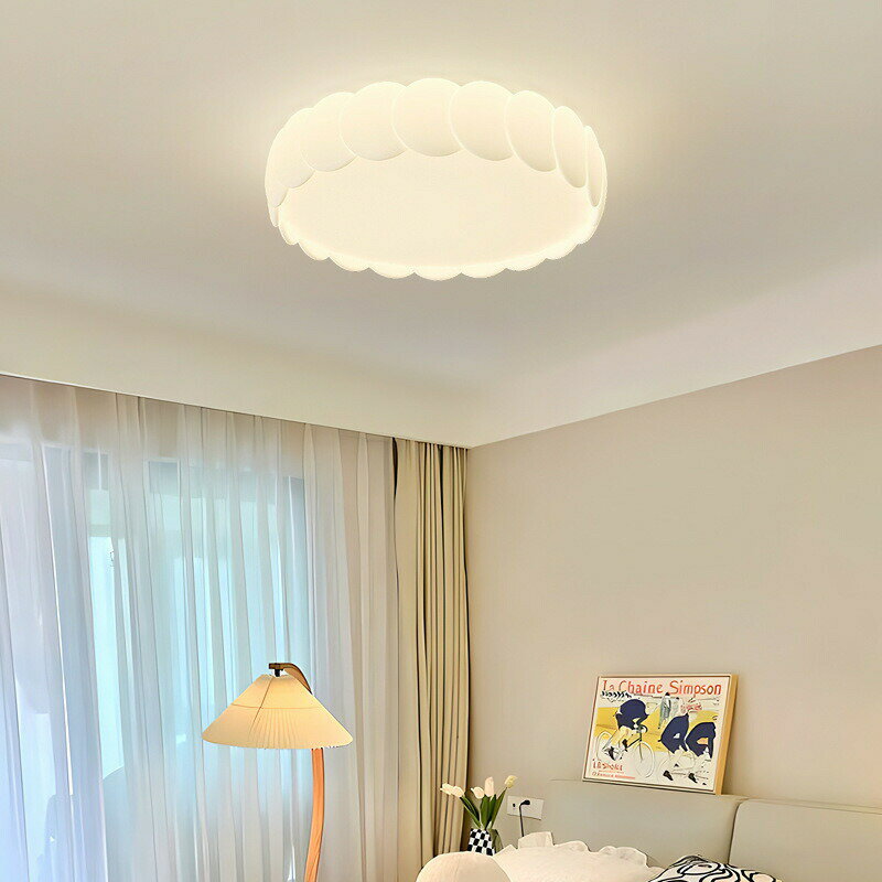 クリーム調ベッドルーム照明 / 北欧モダン書斎ライト / 眼科医監修キッズLED / スマートホーム対応フル..