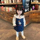 女の子 赤ちゃん 秋服 アヒル 刺繍 サスペンダー スカート シャツ 2点 セット 幼児 おしゃれ かわいい スーツ 春秋 旅行