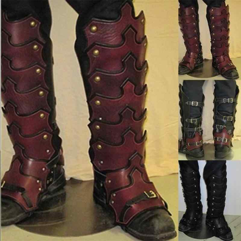 靴カバー メンズ ブーツ ステージ パフォーマンス COS 小道具中世 コスプレ 紳士 靴 パンク ロック 衣装 仮装 個性