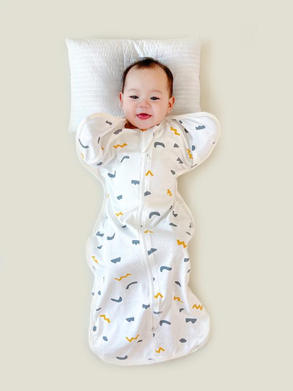 ベビー 新生児 寝具 おくるみ ジャンプ防止 寝袋 綿 睡眠 アーティファクト ラップ キック防止 キルト コットン 赤ちゃん