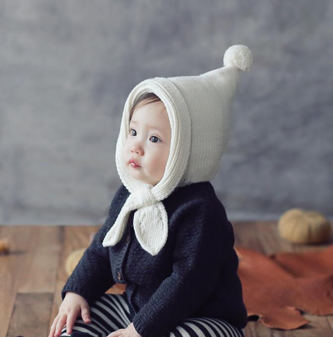 冬 韓国 子供用 ベルベット 耳 保護 帽子 かわいい ウール 帽子 赤ちゃん用 暖かい 帽子 スカーフ