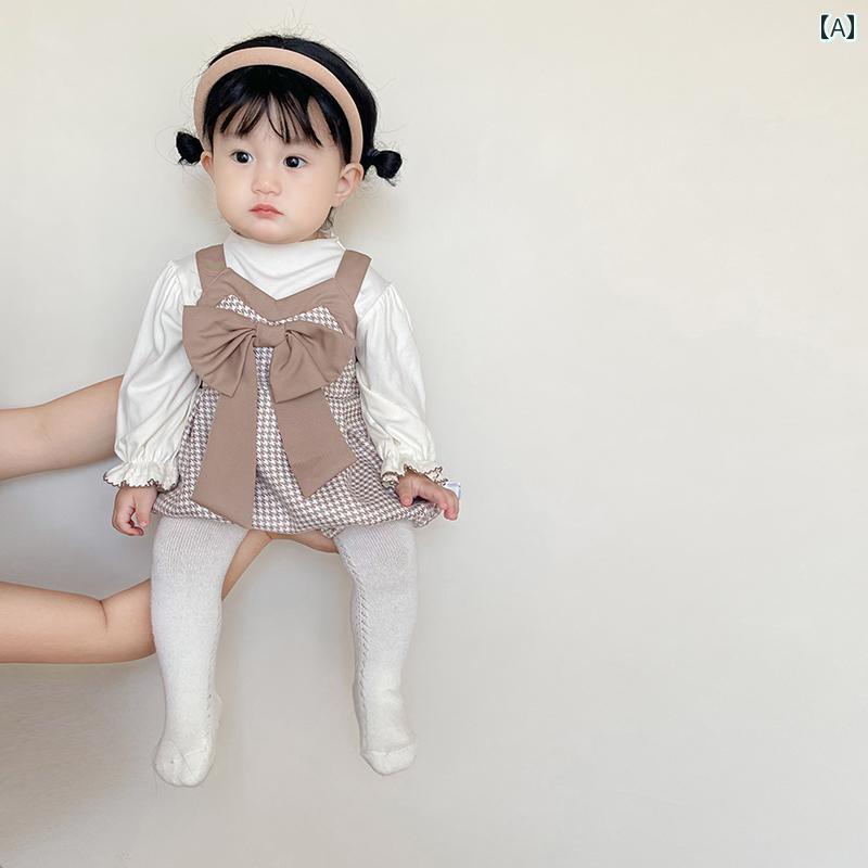 ベビー服 シャツ オーバーオール セットアップ 暖かい 秋 かわいい キュート ホームウェア ギフト ベビー用品 子供服