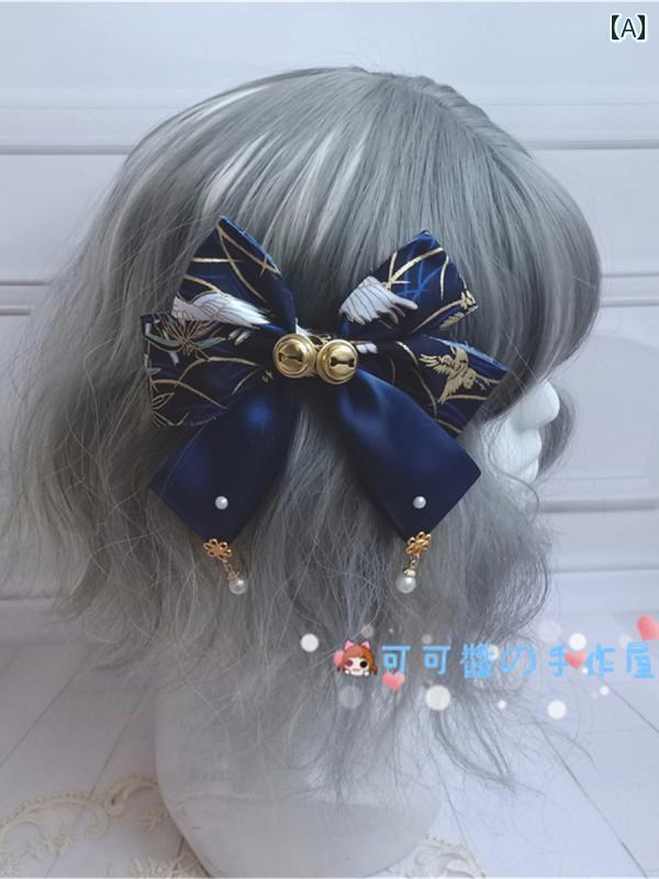 和風 ヘアピン ヘアクリップ 着物 ヘアアクセサリー 激かわいい コスプレ ロリータ ゴスロリ 甘ロリ JK..