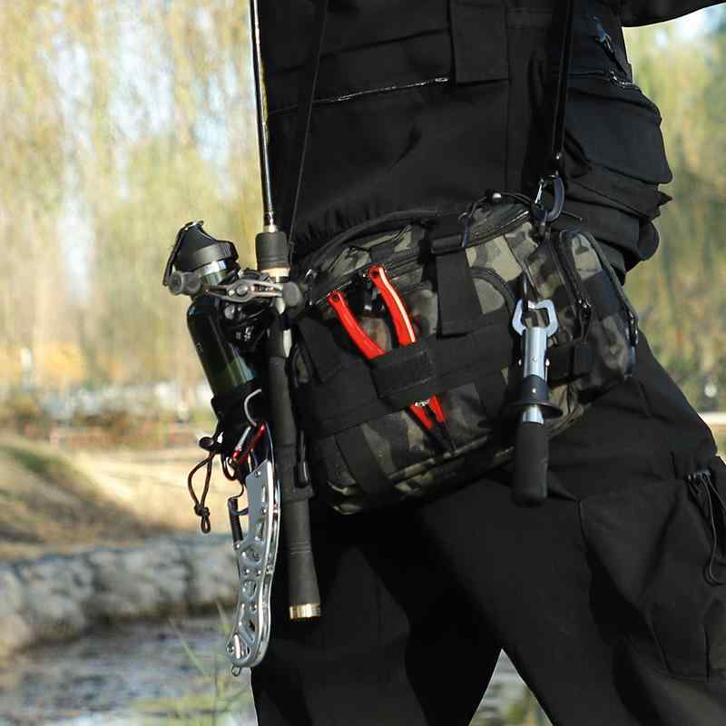 ショルダーバッグ（釣り用） バッグ ショルダーバッグ メッセンジャーバッグ ウエストポーチ 防水 スポーツ 斜め 迷彩 釣り具 男性 鞄 紳士 メンズ 多機能