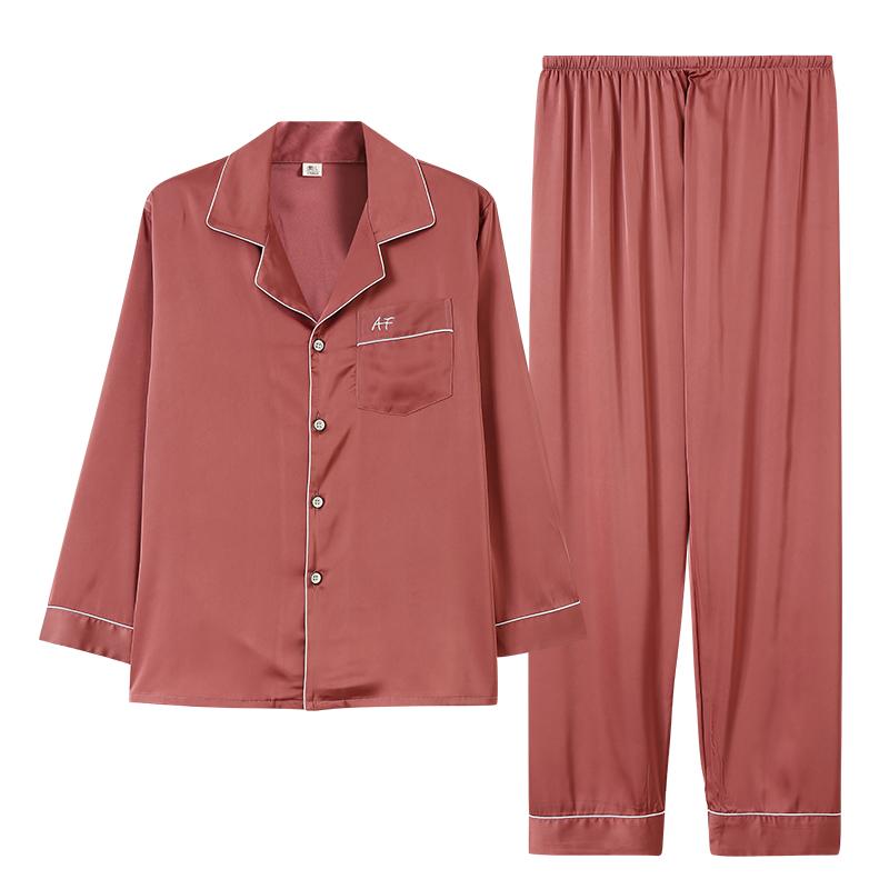 パジャマ ルームウェア ナイトウェア メンズ 春秋 冷感 長袖 薄手 秋冬 メンズ 大きいサイズ ホームウェア セット