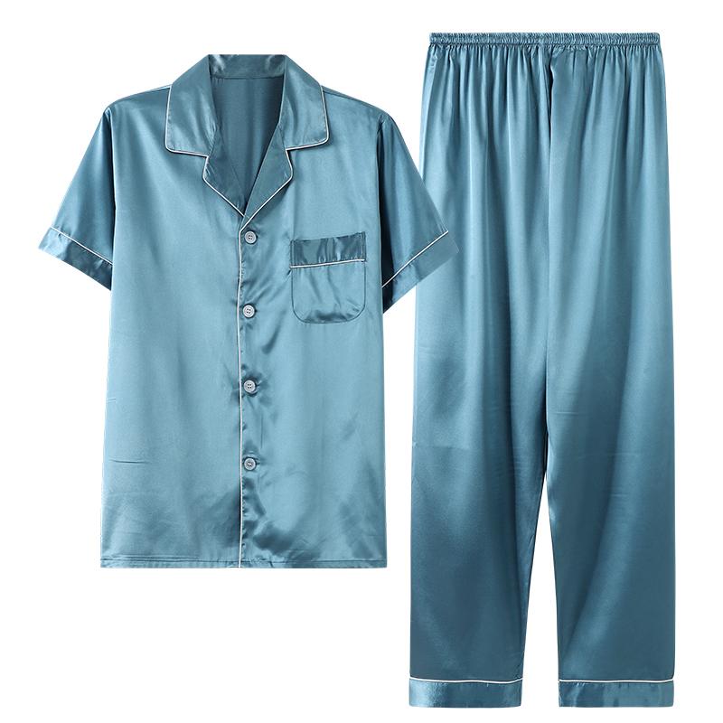 楽天サークルYouパジャマ ルームウェア セット ナイトウェア メンズ 夏 リアル 冷感 薄手 半袖 ズボン ホーム
