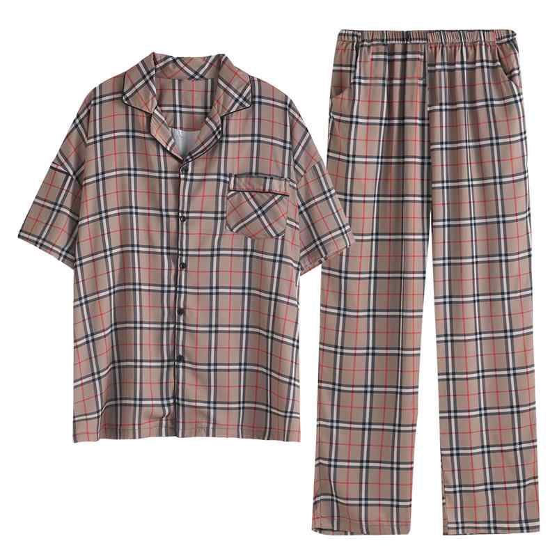 パジャマ ルームウェア セット ナイトウェア メンズ 夏 冷感 半袖 ズボン ホーム 大きいサイズ 薄手