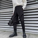 メンズ パンツ ズボン 男性用 マーティン ブーツ付き 秋冬 パンツ 韓国 スリムフィット パンツ カジュアル レッグ