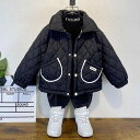 男の子 秋冬 小さい 綿 コート 子供 ベルベット 冬 綿服 ダウンコットン キッズ 斜めポケット トップス かわいい