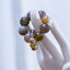 指念珠 指輪 アクセサリー グレー 縞模様 瑪瑙 小さい 手指 ソフト ブレスレット 指先 文化的 創造的 ロザリオ ビーズ レディース メンズ 携帯電話 チェーン