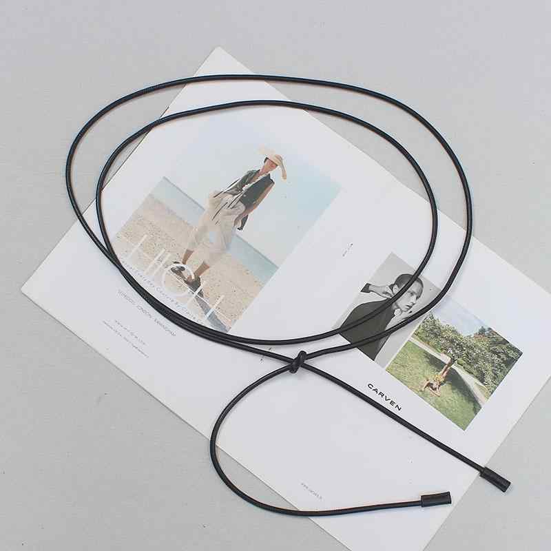 革 ロープ ストラップ ウエスト 小さい ベルト イン ファッション 装飾 ドレス ベルト 薄手 ガードル レディース