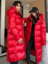 ファッション ジャケット コート ジャンパー ロング フード付き 厚手 暖かい 衣料品 保護 外出 防風 防寒 男女兼用 冬 屋外