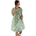 マタニティウェア サマードレス ファッション 夏 薄手 半袖 スカート ママ スクエアネック ミモレ丈