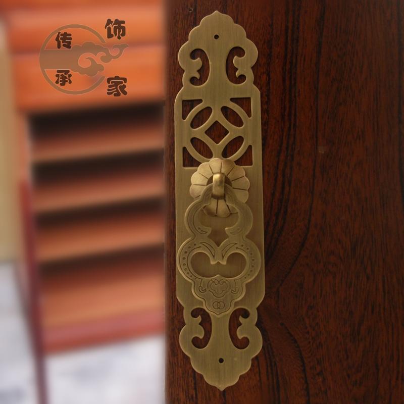 アンティーク風 真鍮 ハンドル 取手 クローゼット タンス 棚 靴箱 キャビネット 本棚 ドア プル 家具 装飾 レトロ 中国