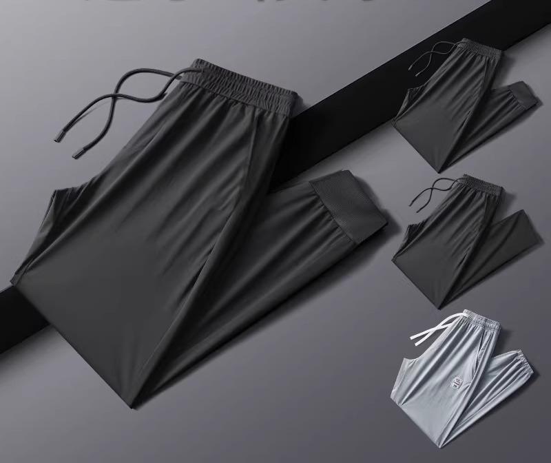 メンズ スポーツ パンツ 速乾 通気性 夏用 薄手 冷感 レギンス エアコン付き パンツ カジュアル メンズパンツ レギンス 織物 メンズ