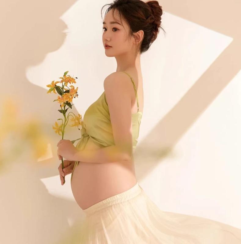 撮影 衣装 マタニティ おしゃれ ファッション 妊婦 写真 スタジオ 美しい さわやか アート フリーサイズ セットアップ かわいい カジュアル