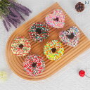 ドーナツ 食品 サンプル リアル 見本 食玩 フェイク 装飾品 模擬 小道具 デコレーション クリスマス ベーカリー おもちゃ
