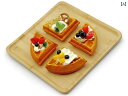 食品 サンプル リアル 見本 撮影 小道具 ディスプレイ 装飾品 フェイク 模擬 ワッフル ケーキ マフィン デザート
