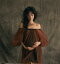 フォト 衣装 マタニティ おしゃれ 記念 思い出 フォト スタジオ 妊婦 写真 レトロ エレガント ドレス 妊娠 アート 撮影 フリーサイズ ワンピース シンプル シースルー