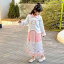 民族衣装 かわいい 子供服 キッズ 女の子 漢服 チャイナ風 パフォーマンス ファッション オールシーズン レトロ ツーピース スカート