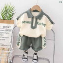ベビー ウェア 赤ちゃん ボーイ 男の子 ファッション 韓国 夏 サマー ツーピース カジュアル プルオーバー 半袖