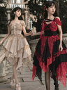 レディース ゴスロリ サブカル ファッション 女性用 ロリータ ハロウィン コスチューム プリンセス ゴシック ウェディング クラシック ドレス ワンピース かわいい