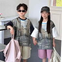 子供服 Tシャツ ゆったりタイプ 綿 コットン 夏 サマー 吸湿発散性 半袖 ラウンドネック 男の子用 女の子用 ユニセックス 子供用 キッズ