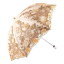 高級 刺繍 日傘 日焼け防止 紫外線防止 折りたたみ傘 二つ折り 大人用 スチール 女性用 レディース