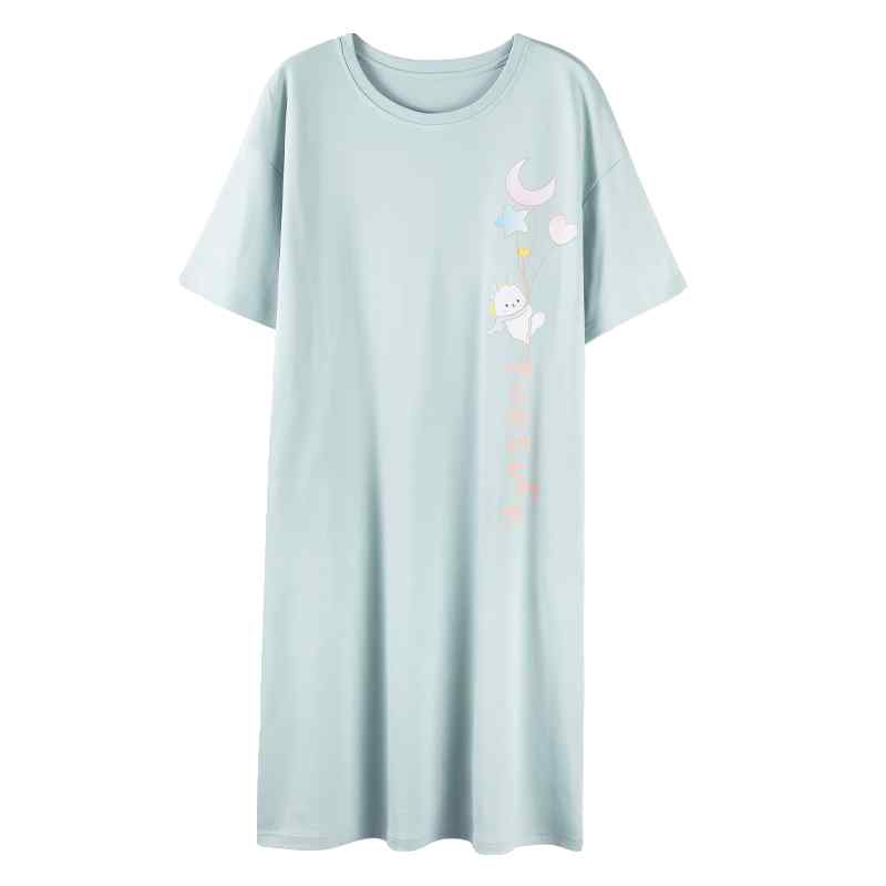 パジャマ ルーム ウェア ナイト ウェア 部屋着 ロング スカート トップス シャツ かわいい ネグリジェ 衣料品 薄手 夏 女性 レディース