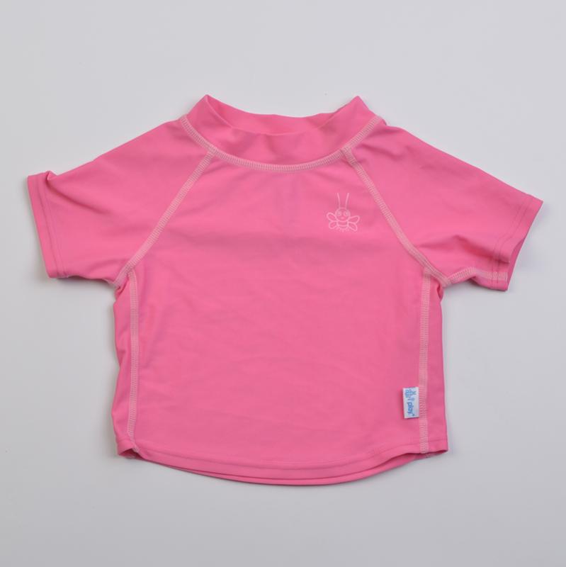 水着 赤ちゃん用品 キッズ 子供 女の子 おしゃれ かわいい 半袖 トップス 夏 レジャー ガールズ シャツ シンプル 海 プール ピンク ホワイト